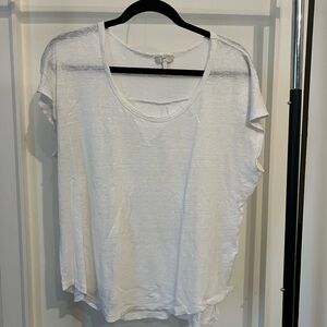 Joie White Short Sleeve Tee